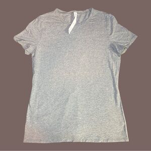 Lululemon women’s athletic Grey Tee Sz 10